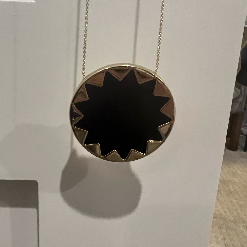 House of Harlow Leather Pendant Necklace